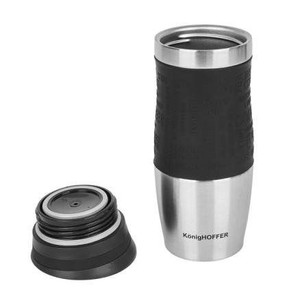 TD18 termohrnka Konighoffer 400 ml, černá termoska