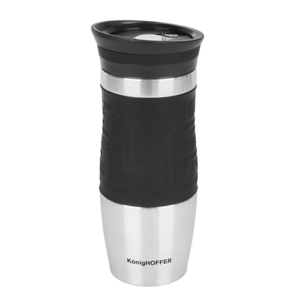 TD18 termohrnka Konighoffer 400 ml, černá termoska