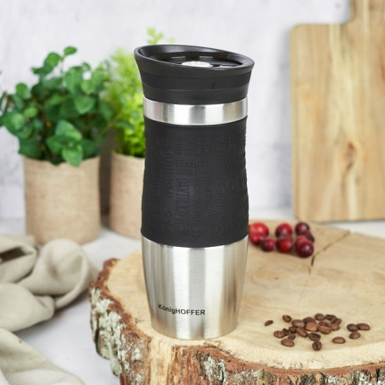TD18 termohrnka Konighoffer 400 ml, černá termoska