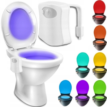 MX0188 LED lampička do WC, noční světlo s pohybovým čidlem