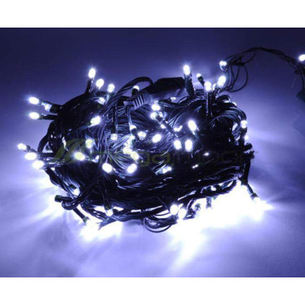 SW9 vánoční světýlka, 500 LED, bílá, studená bílá, silný kabel 