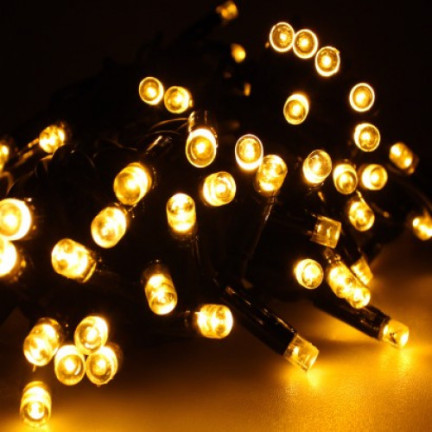 SW19 vánoční světýlka, 300 LED, bílá a teplá bílá, silný kabel