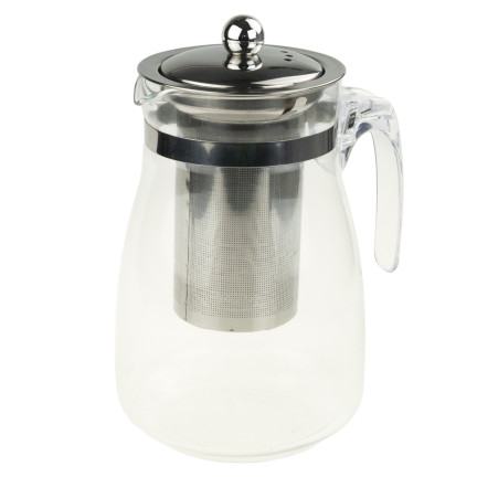 LUT1557 ŽÁRUVZDORNÝ DŽBÁN S KOVOVÝM VÍKEM NA VAŘENÍ 900 ML
