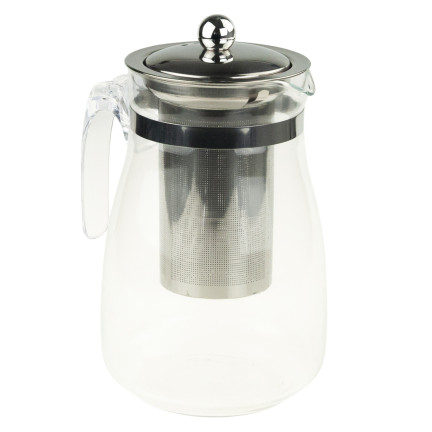 LUT1557 ŽÁRUVZDORNÝ DŽBÁN S KOVOVÝM VÍKEM NA VAŘENÍ 900 ML