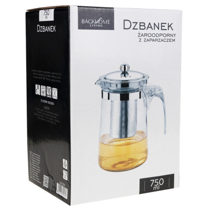 LUT4230 ŽÁRUVZDORNÝ DŽBÁN S KOVOVÝM VÍKEM 0,75 L