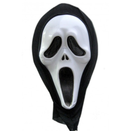 BM5 maska „Scream“ s kapucí – maska „Scream“ na Halloween