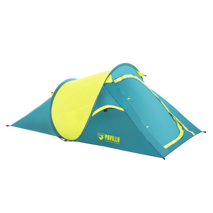 68097 turistický stan pro dvě osoby, samostavný, 2,2 × 1,2 × 0,9