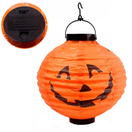 HL25 svítící dýňová lucerna s LED diodami na Halloween 