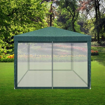 TG77594-1 ZAHRADNÍ STAN KOMERČNÍ PAVILON 3X3M S MOSKYTIÉROU ALTÁN PRO ZAHRADNÍ TERASU