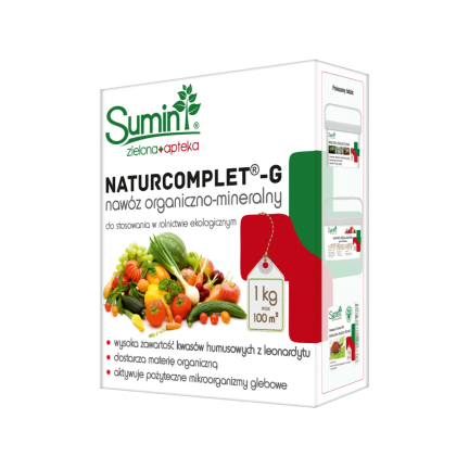 SUM86 organicko-minerální hnojivo naturcomplet-g, přírodní granulát