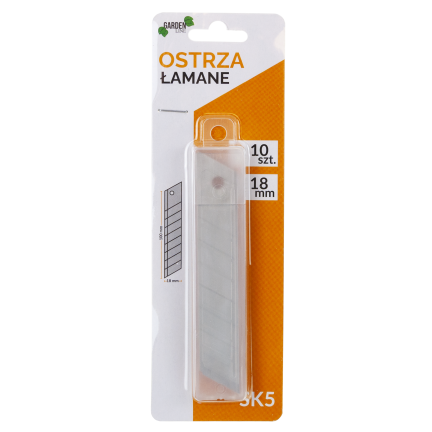 NOZ1593 výměnné lámací čepele do nože na tapety 18 mm, 10 kusů