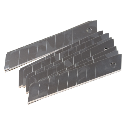 NOZ1593 výměnné lámací čepele do nože na tapety 18 mm, 10 kusů