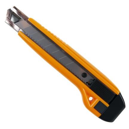NOZ1609 nůž s lámacím ostřím, tapetářský nůž, 18 mm, vysouvací čepel
