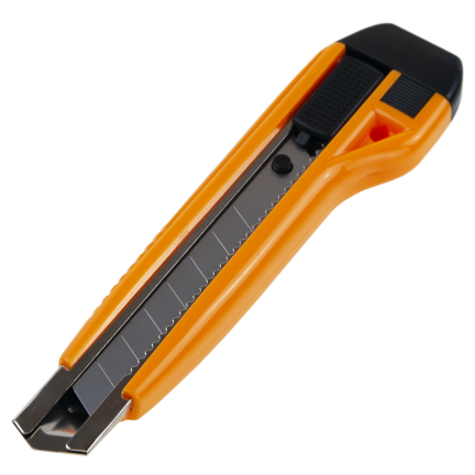 NOZ1609 nůž s lámacím ostřím, tapetářský nůž, 18 mm, vysouvací čepel