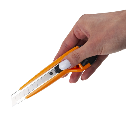 NOZ1609 nůž s lámacím ostřím, tapetářský nůž, 18 mm, vysouvací čepel
