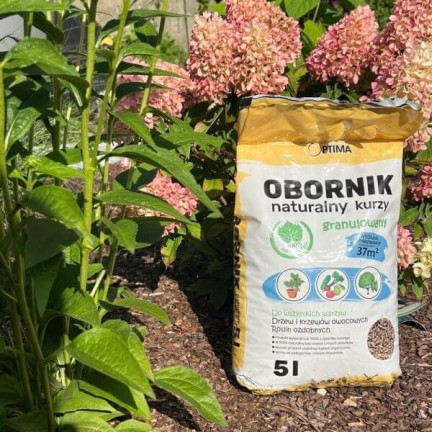 BIO28 granulovaný slepičí hnůj Optima 5 l – přírodní organické hnojivo