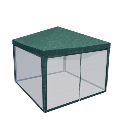 TG77594-1 ZAHRADNÍ STAN KOMERČNÍ PAVILON 3X3M S MOSKYTIÉROU ALTÁN PRO ZAHRADNÍ TERASU