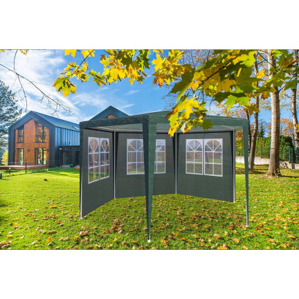 TG77597-1 zahradní stan, prodejní pavilon, altán do zahrady nebo na terasu, 2 x 2 x 2,5 m