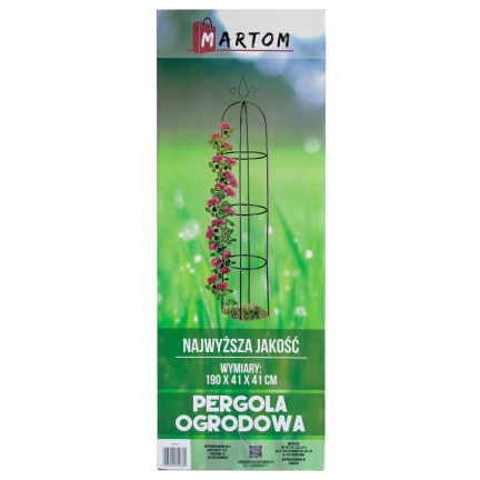 PERG-N0309 ZAHRADNÍ PERGOLA Sloupek na popínavé květiny 190 cm