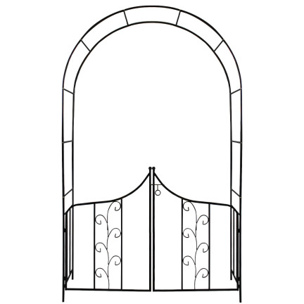 Perg-N6092 zahradní pergola, oblouk na růže, květiny, popínavé rostliny, branka