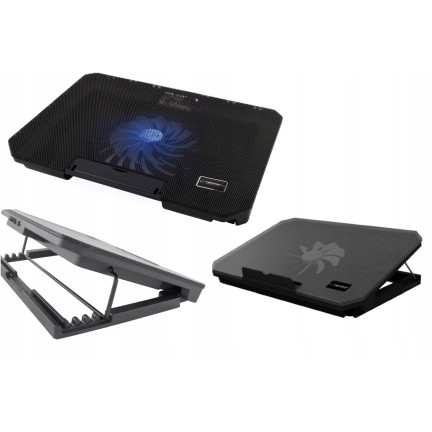 ES187 Samum – chladicí podstavec pod notebook s LED osvětlením, 15,6'' 