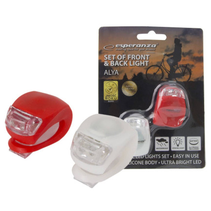 EOT011 LED světlo na kolo – přední i zadní, silikonové, alya