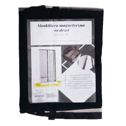 RB72 síť proti hmyzu na balkonové dveře a okna, balkonová síť s magnety, 210 × 100, magnetická