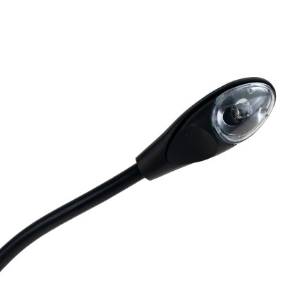 RB90 LED lampička s klipem na čtení knih, ohebná, na monitor, na baterie