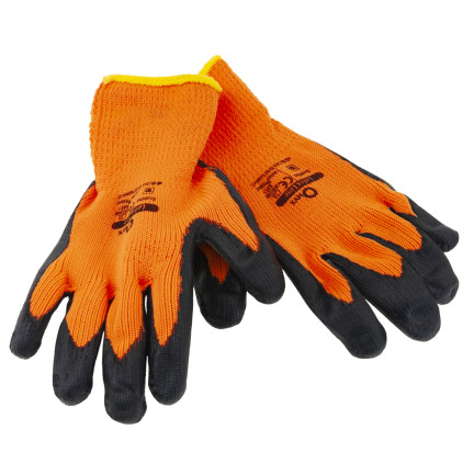 RZ417 ZATEPLENÉ PRACOVNÍ RUKAVICE S LATEXOVÝM POVLAKEM ECOWINT VERKEN