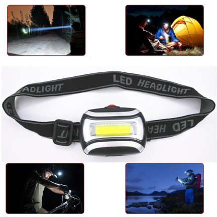 RR65 čelovka, LED čelovka, COB LED svítilna