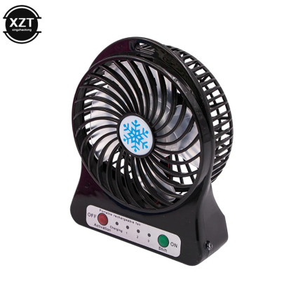 Ventilátor, stolní ventilátor, přenosný ventilátor, cestovní ventilátor, černý