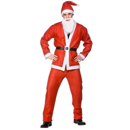 CC53 kostým Santa Clause – kompletní sada 5 dílů, hvězda na Den svatého Mikuláše