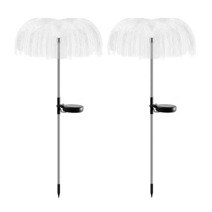 TG71397 solární lampa, 2 ks/sada, zahradní LED lampa ve tvaru medúzy, zapichovací lampa „jellyfish“