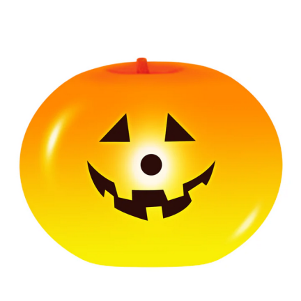 TG74159 halloweenské LED balónky, 5 ks, svítící dýně, oranžové dekorace
