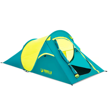 68097 turistický stan pro dvě osoby, samostavný, 2,2 × 1,2 × 0,9