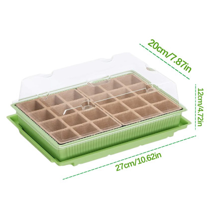 TG71428 MINI GLARNIA INSPEKT rašelinové květináče GROWER DISTRIBUTION 24 přihrádek + zásobník