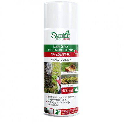 SUM72 – entomologický sprejový lepidlo k hubení škodlivého hmyzu na rostlinách, 400 ml