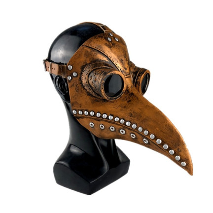Maska doktora Moru, steampunk, s dlouhým zobákem, kostým, Halloween