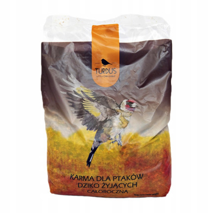 TUR5 černý Slunečnicová semínka, krmivo, směs pro ptáky na zimu, 1 kg