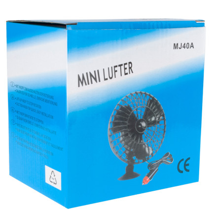 SM43 ventilátor do auta, automobilový ventilátor 12 V