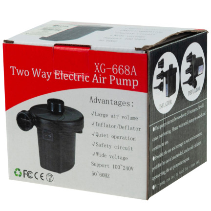 SP43 elektrická pumpa na bazén, míče, matrace, 12 V + nástavce na kolo a auto