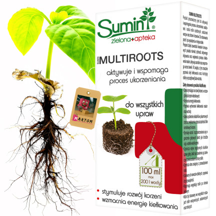 SUM28 sumin multiroots – přípravek na zakořenění, urychluje zakořenění řízků a cibulek okrasných rostlin, 100 ml