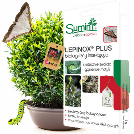 SUM31 lepinox PLUS, insekticid, ničí housenky zimolezu, obsah 5 g