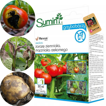 SUM35 sumin revus 250 sc, postřik proti falešné hnilobě a plísni brambor 30 ml/60 l