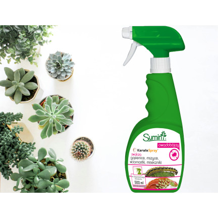 SUM3 INSEKTICID KARATE SPRAY 500ML HOUSENKY MŠICE TŘÁSNĚNKY MOUČNÍCI
