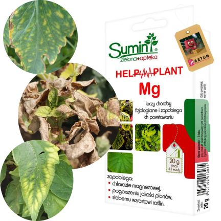 SUM41 help plant mg – přípravek s obsahem hořčíku proti chorobám rostlin, prostředek proti nedostatku hořčíku, 20 g sumin