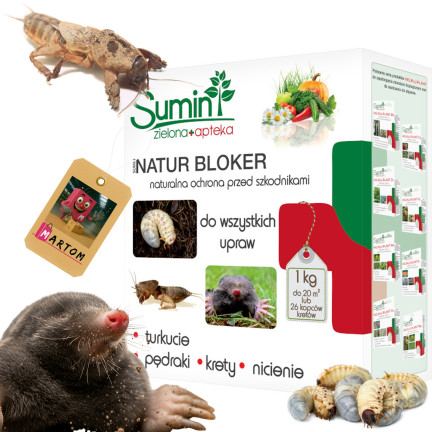 SUM42 sumin natur – přípravek proti škůdcům, prostředek proti krtkům, hmyzu a hlísticím, 1000 g