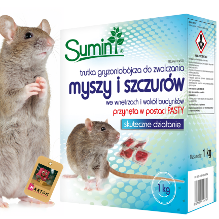 SUM58 měkký jed 1 kg na hlodavce – myši, krysy – jed
