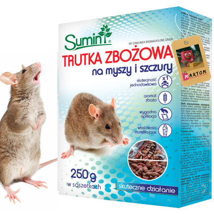 SUM60 Sumin – přípravek proti škůdcům obilí, 29 ppm, 250 g (2 × 125 g)