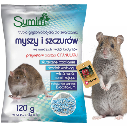 SUM62 Sumin – granulovaný insekticid 25 ppm, 120 g